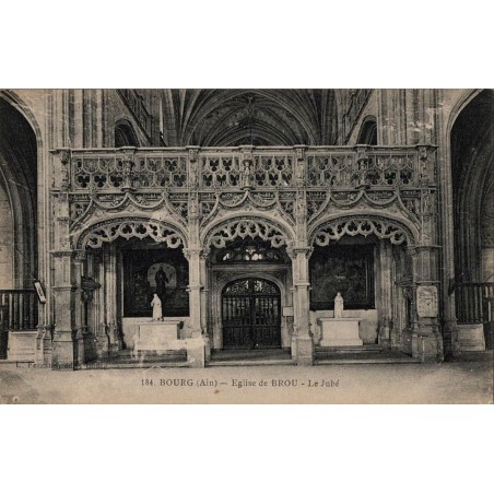 184 - BOURG (Ain) - Eglise de BROU - Le Jubé