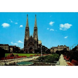 Vienne Votivkirche Église Votive Autriche Carte Postale Moderne CPM