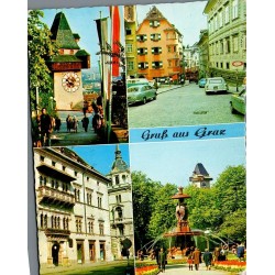 Graz multivues Styrie Autriche Carte Postale Moderne CPM