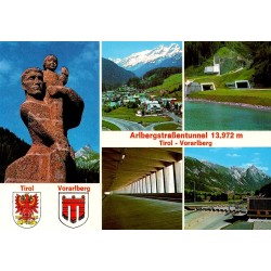 Tunnel Arlberg Tyrol Vorarlberg Carte Postale Moderne CPM