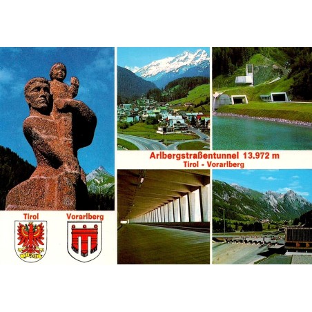 Tunnel Arlberg Tyrol Vorarlberg Carte Postale Moderne CPM