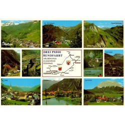 Circuit Trois Cols Tyrol Autriche Carte Postale Moderne CPM