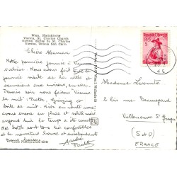 Vienne Autriche Carte Postale Ancienne CPA Église Saint-Charles Borromée Karlskirche