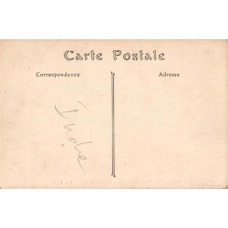 Carte postale ancienne Châteauroux – Vue du château depuis le pont de fer