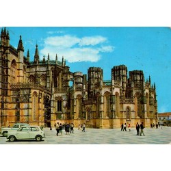 Carte postale moderne de Batalha représentant les Chapelles Imparfaites du célèbre monastère gothique classé au patrimoine mondi