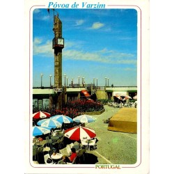 CPM Póvoa de Varzim avenue du front de mer Portugal