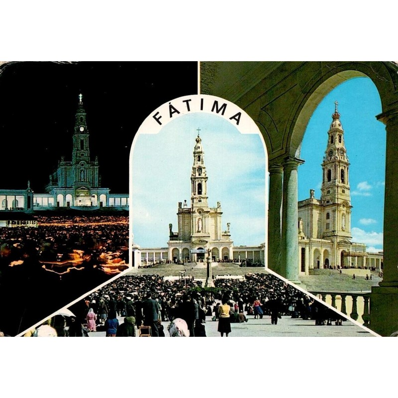 CPM Fátima basilique et sanctuaire Portugal avec pèlerinage