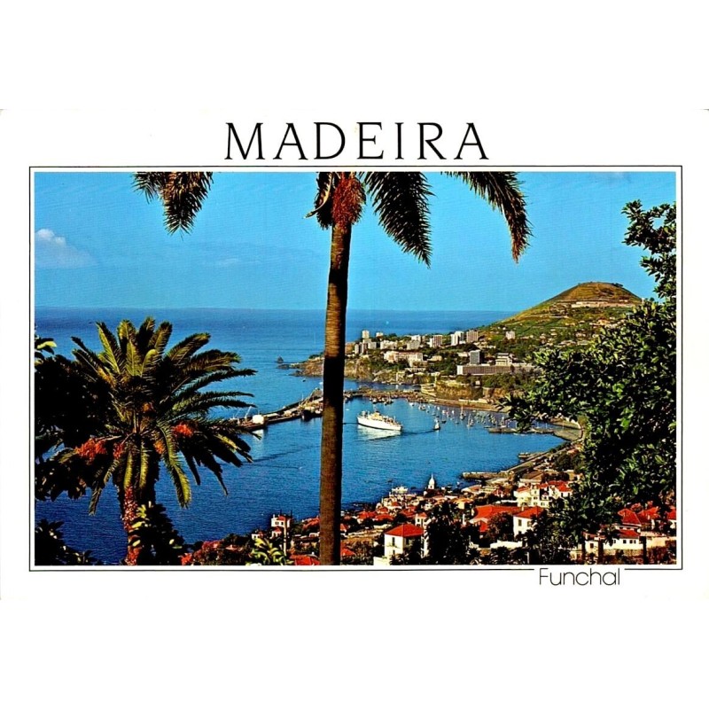 CPM Funchal vue du port île de Madère Portugal