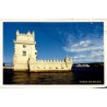 Carte postale moderne de la Torre de Belém à Lisbonne Portugal circulée en 2006