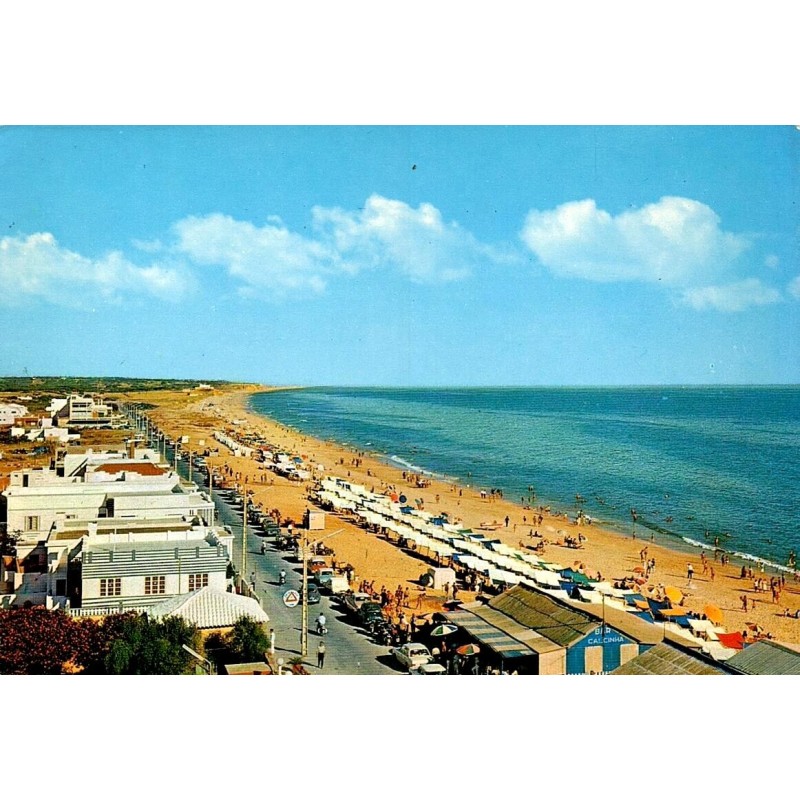 Carte postale CPSM Quarteira Algarve Portugal panorama de la plage en 1972