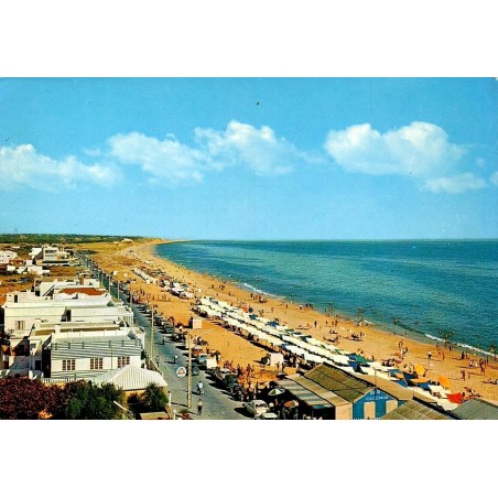Carte postale CPSM Quarteira Algarve Portugal panorama de la plage en 1972