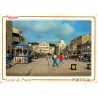Carte postale CPSM Nazaré Costa de Prata Portugal place du front de mer circulée en 1989