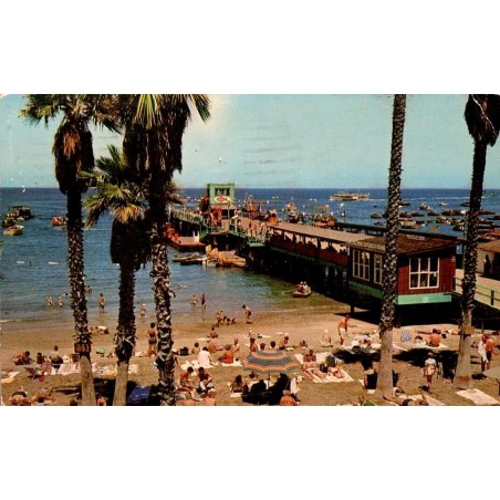 CPA Pleasure Pier Avalon Santa Catalina Californie USA