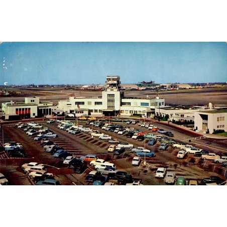 Lockheed Air Terminal de Burbank Californie Carte Postale CPSM circulée de 1955