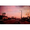 Carte postale CPSM Restaurant Row La Cienega Boulevard Los Angeles Californie 1955