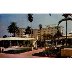 Carte postale CPSM Hotel Miramar Santa Monica Californie circulée en 1955