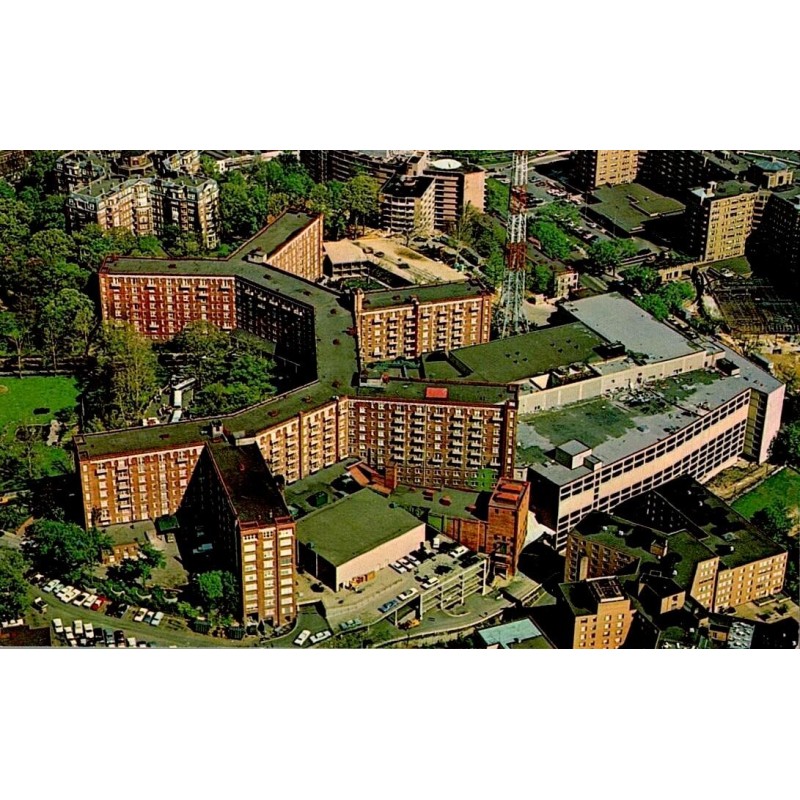 Carte postale Sheraton-Park Hotel Washington D.C. États-Unis vue aérienne