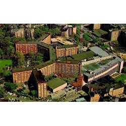Carte postale Sheraton-Park Hotel Washington D.C. vue aérienne États-Unis