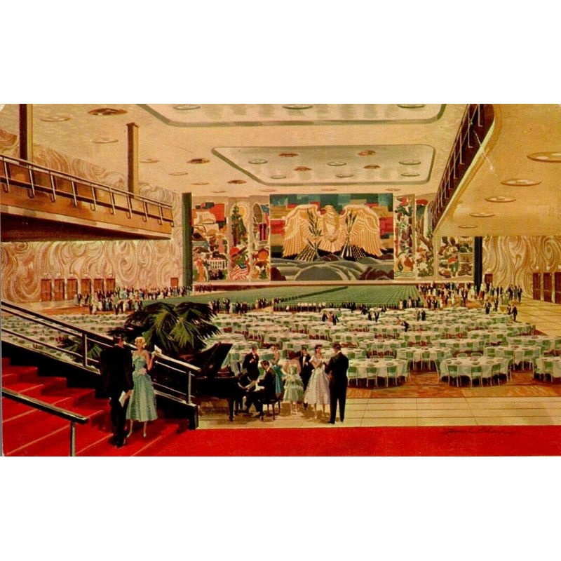 Carte postale Sheraton Hall Sheraton Park Hotel Washington D.C. États-Unis intérieur