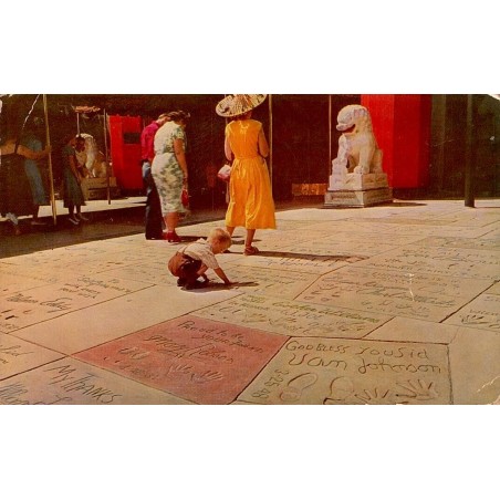 CPSM Grauman's Chinese Theatre Hollywood Californie 1954