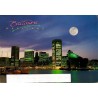 Carte postale Baltimore Maryland skyline nocturne Inner Harbor