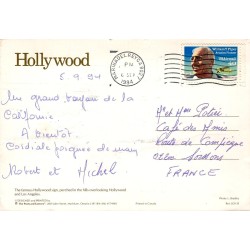 CPM Hollywood Sign Los Angeles Californie 1994