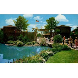 Carte postale Disneyland Anaheim Frontierland Entrance Californie