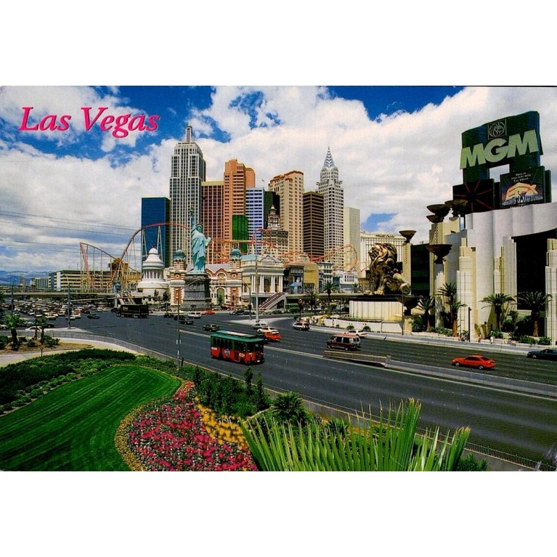 Carte postale Las Vegas New York-New York MGM Grand Nevada États-Unis
