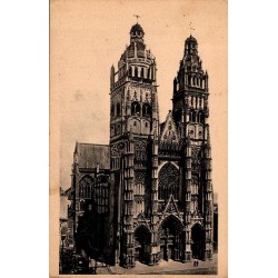 Carte postale ancienne Tours – Cathédrale Saint-Gatien