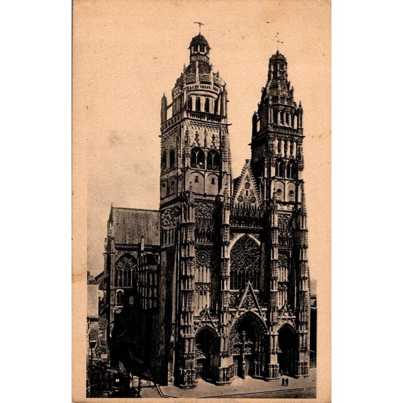 Carte postale ancienne Tours – Cathédrale Saint-Gatien