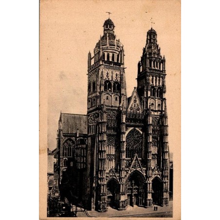 Carte postale ancienne Tours – Cathédrale Saint-Gatien