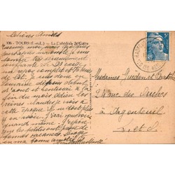 Carte postale ancienne Tours – Cathédrale Saint-Gatien