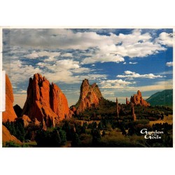 Carte postale Garden of the Gods Colorado formations rocheuses