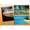 Carte postale Bahamas plages tropicales et palmiers