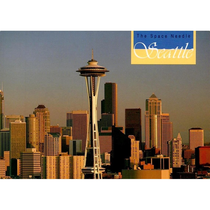 Carte postale Seattle Space Needle skyline Washington USA