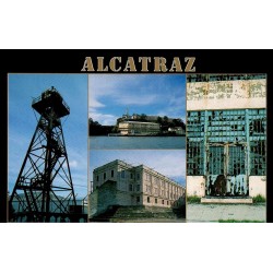Carte postale Alcatraz San Francisco prison fédérale Californie
