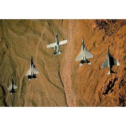 Carte postale aviation militaire USA A-10 Thunderbolt F-15 Eagle F-16 Fighting Falcon