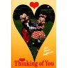Carte postale Disney Mickey Minnie Thinking of You Love From California