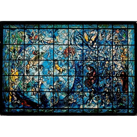 Carte postale Marc Chagall vitrail Nations Unies New York ONU