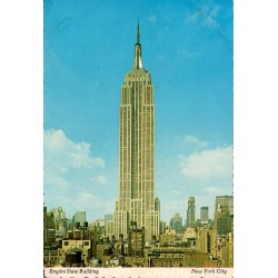Carte postale CPSM Empire State Building New York City non circulée années 1960
