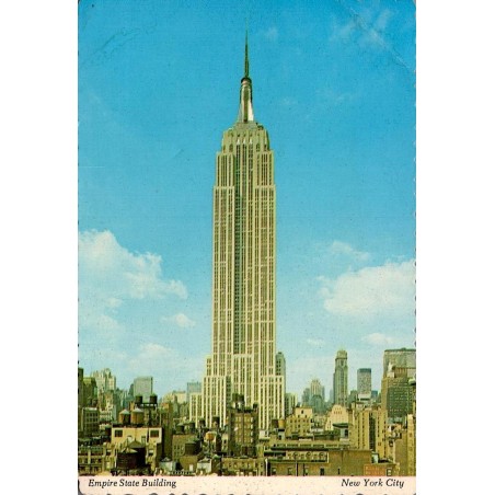 Carte postale CPSM Empire State Building New York City non circulée années 1960