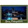 Carte postale moderne Ghirardelli Square de nuit San Francisco Californie