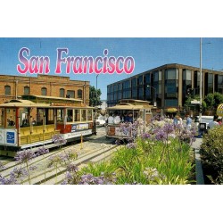 Carte postale moderne Cable Car Powell Hyde San Francisco Californie