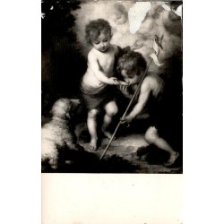Carte postale ancienne Murillo Los niños de la concha Musée du Prado Madrid