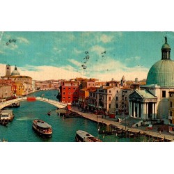 Carte postale CPSM Venise Ponte degli Scalzi Grand Canal Italie 1963