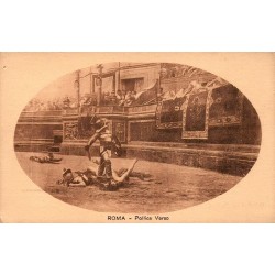 Carte postale ancienne Roma Pollice Verso Jean-Léon Gérôme Rome antique CPA