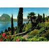 Carte postale moderne Lugano Golfe Monte San Salvatore Lac de Lugano Suisse
