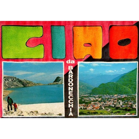 Carte postale moderne Bardonecchia Lago del Sommeiller panorama Piémont Italie