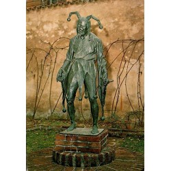 Statue de Rigoletto à la Casa di Rigoletto Mantoue Italie Carte Postale CPSM