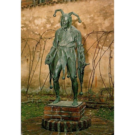 Statue de Rigoletto à la Casa di Rigoletto Mantoue Italie Carte Postale CPSM